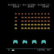 Atari 7800 Emulated Space Invaders Fast Fixed Shields 670 Points