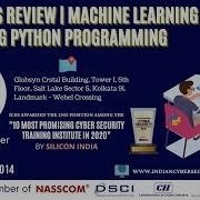 Students Review Subhasmit Halder Machine Learning Using Python Indian Cyber Security Solutions