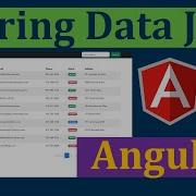 Spring Data JPA Pagination With Angular