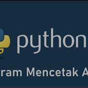 Program Mencetak Array Bahasa Pemrograman Python
