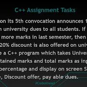 Task 1 Discount Calculation Code Ahead C Assignment Tasks Logical Building