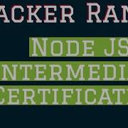 Hacker Rank Certification Node JS Intermediate