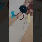 Fan Rotation Coil By Megantic Field Experiment Witj Magnet