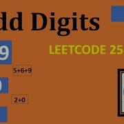 Add Digits LeetCode 258 Time Complexity O 1