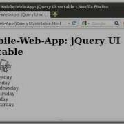 JQuery UI Sortable List