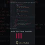 Sliding Down Loader Animation HTML And CSS Tutorial For Beginners 2022 Shorts Coding