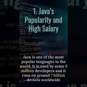 Top 10 Reasons To Learn Java Programming Language Shorts