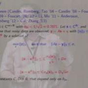 ERPEM 2014 Compressive Sensing With Structured Random Matrices Part 01