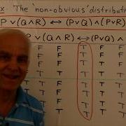 Replacing Truth Tables And Boolean Equivalences MathFoundations274 N J Wildberger