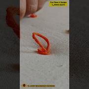 How To Do Ring Knot Stitch In Embroidery Trending Shorts Shortsfeed