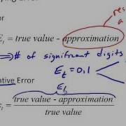 NM2 1 Quantifying Numerical Error