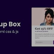 How To Create Model Popup Box Using HTML CSS And JavaScript