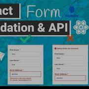 React Form Validation And Linking With API Backend BEGINNERS REACt JS Formik W EXPRESSJS Server