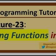 C Programming Tutorials Lecture 23 String Functions In C