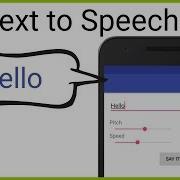 Text To Speech Android Studio Tutorial