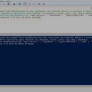 Conectar A MySQL Desde PowerShell