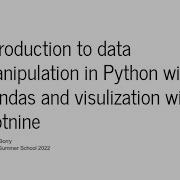 Introduction To Python And Panda SPAAM Summer School Introduction To Ancient Metagenomics 2022
