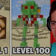 Testing Minecraft Redstone From Level 1 To Level 100