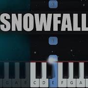 How To Play Snowfall On Piano SLOW BEGINNER