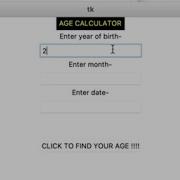 Python Age Calculator Source Code