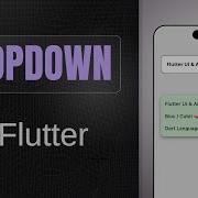 Dropdown Button Widget Flutter