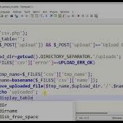 Upload A CSV File And Display Data In HTML Table In PHP Code With No Library CSV Parsing In PHP