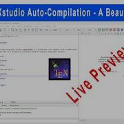 TeXstudio Auto Compilation Live Preview Feature LaTeX Tips Solution 51