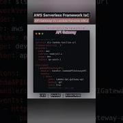 AWS Serverless Framework IaC API Gateway Vs Lambda Function URLs Shorts Cloud
