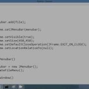 JAVA Swing Text Editor Part 3