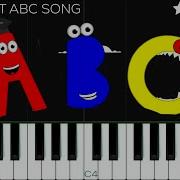 ALPHABET SONG ABC EASY Piano Tutorial