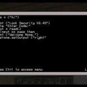 ComputerCraft Lock Code