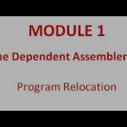 M1 Program Relocation Machine Dependent Feature