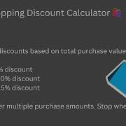 20 Python Practice Shopping Discount Calculator Using Loops Conditionals