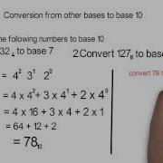 Conversion Of Numbers From One Base To Another Base