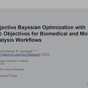 AUTOML23 Multi Objective Bayesian Optimization With Heuristic Objectives For Biomedical And Teaser
