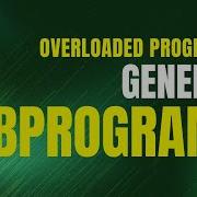 3 7 Overloaded Programs Generic Subprograms