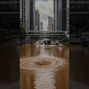 Urban Disaster Pedestrian Bridge Collapses Bus Enters Giant Whirlpool Shorts