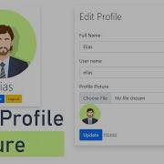 Update Profile Image Using PHP MySQL Edit Profile Picture Using Database