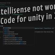 IntelliSense Not Working Fix Auto Completion For VS Code Unity