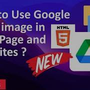 How To Use Google Drive Images In HTML Websites HTML5