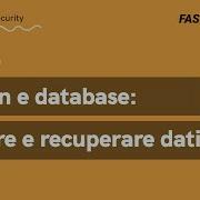 Python Chiamate Ad Un Database Per Inserire E Recuperare Dati FASTWEB PLUS