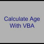 Create VBA Function To Calculate Age In Excel Or Access Kovolff