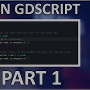 Godot 4 GDScript Tutorial Part 1 Creating Scripts Basic Functions Printing Strings Comments