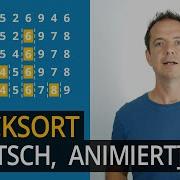 Quicksort Algorithmus Mit Animation Deutsch