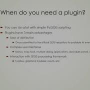 When Do You Need A QGIS Plugin Rather Than A Simple Python Script