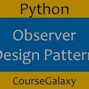 Observer Design Pattern In Python
