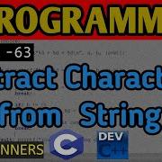 Extract N Characters From String C PROGRAMMING FOR BEGINNERS C PROGRAMMING TUTORIAL C FULL COURSE