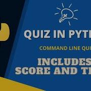Simple Quiz In Python Score Timer Command Line Quiz