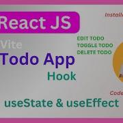 Building A Todo App With React UseState UseEffect Edit Delete Toggle Tasks