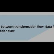 Difference Between Transformation Flow Data Flow And Replication Flow In Datasphere